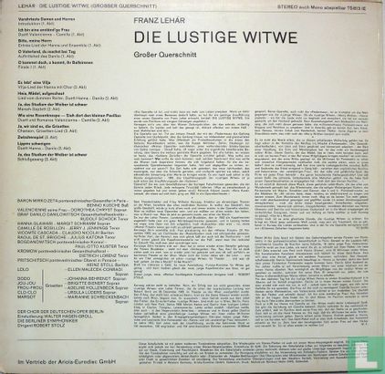 Die Lustige Witwe (Großer Querschnitt) - Afbeelding 2