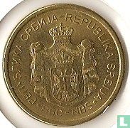Serbia 1 dinar 2011 (type 2) - Image 2