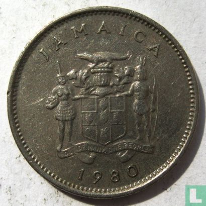 Jamaica 5 cents 1980 (type 1) - Image 1