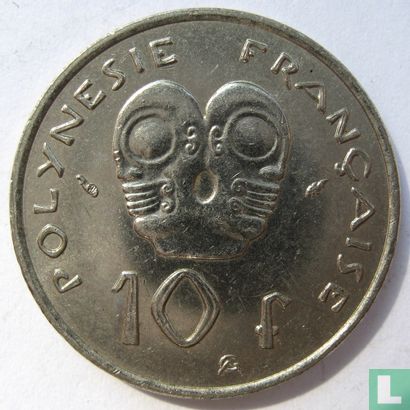 French Polynesia 10 francs 1979 - Image 2
