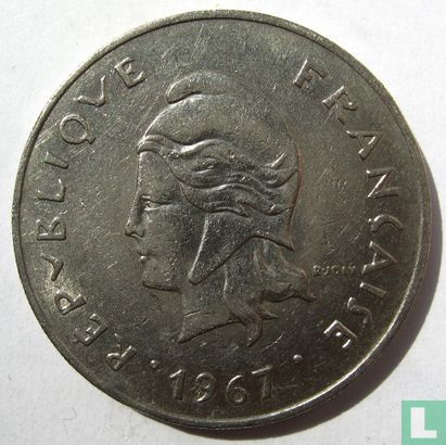 French Polynesia 50 francs 1967 - Image 1