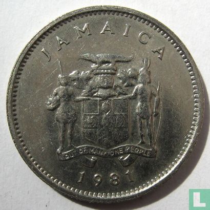 Jamaica 5 cents 1981 (type 1) - Image 1