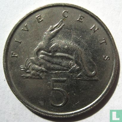 Jamaica 5 cents 1981 (type 1) - Image 2
