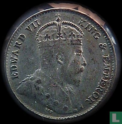 Ceylon 10 Cent 1910 - Bild 2
