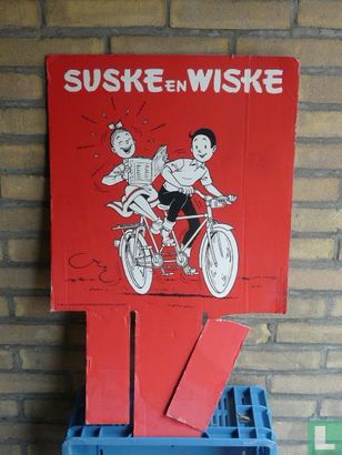 Suske en Wiske op fiets
