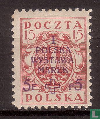 Erste polnische Briefmarkenausstellung 