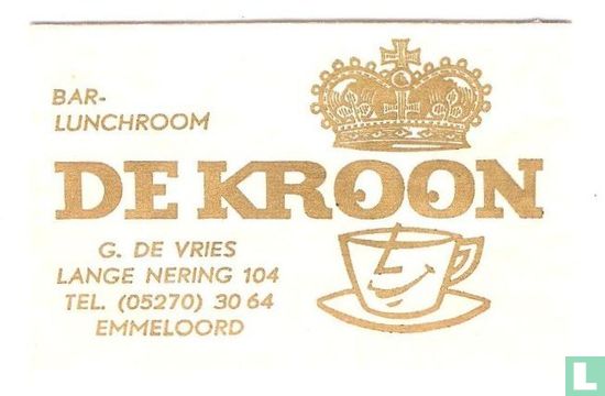 Bar Lunchroom De Kroon - Afbeelding 1