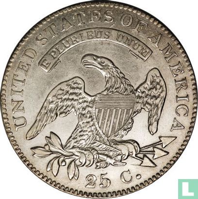 United States ¼ dollar 1825 (1825/22) - Image 2