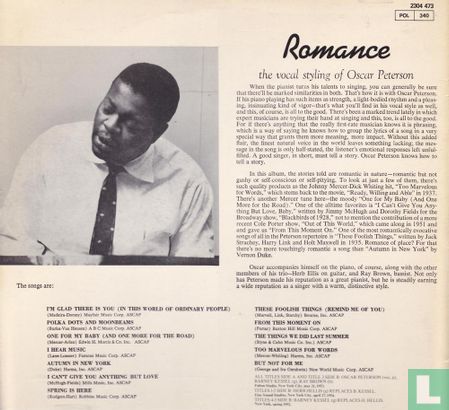 Romance: The Vocal Styling of Oscar Peterson - Afbeelding 2