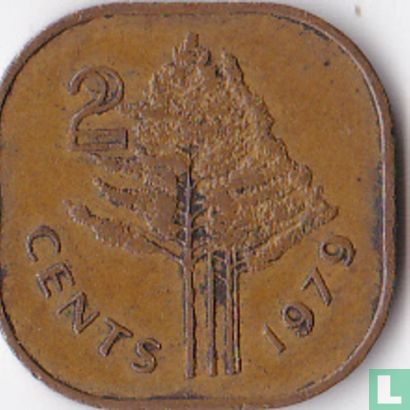 Swaziland 2 cents 1979 - Image 1