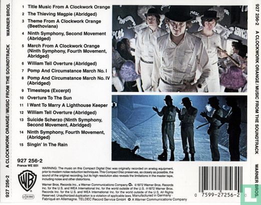 Music from the soundtrack Stanley Kubrick's "A clockwork orange" - Bild 2
