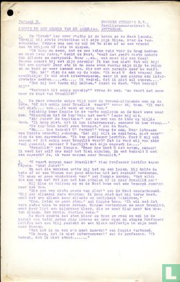 Marten Toonder: Kappie en het geheim van de aardlaag 22 pagina's tellend manuscript  - Afbeelding 1
