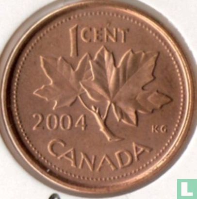 Canada 1 cent 2004 (staal bekleed met koper) - Afbeelding 1