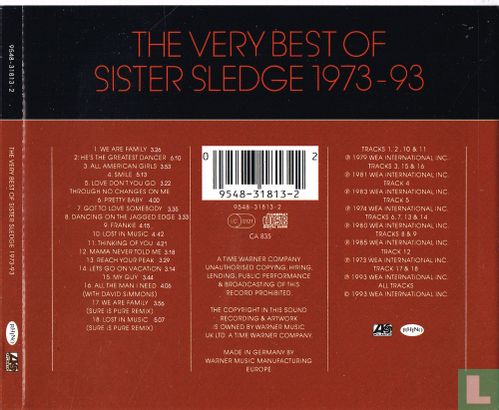 The very best of Sister Sledge 1973-93  - Bild 2