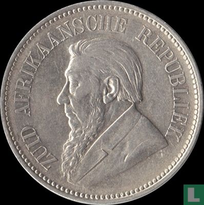 Afrique du Sud 2½ shillings 1895 - Image 2