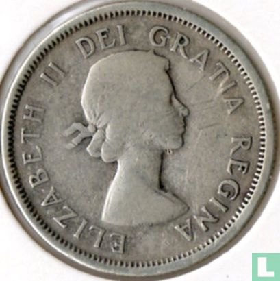 Canada 25 cents 1955 - Afbeelding 2