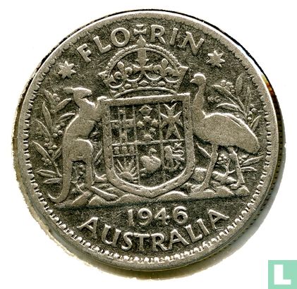 Australië 1 florin 1946 - Afbeelding 1