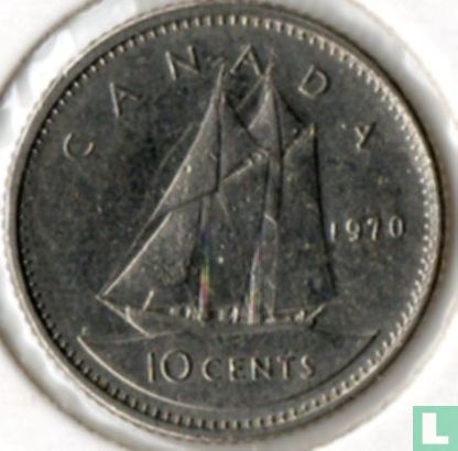 Canada 10 cents 1970 - Image 1
