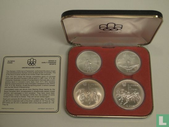 Canada mint set 1974 "XXI Olympics in Montreal" - Image 2