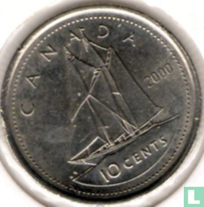 Canada 10 cents 2000 (nikkel - zonder W) - Afbeelding 1