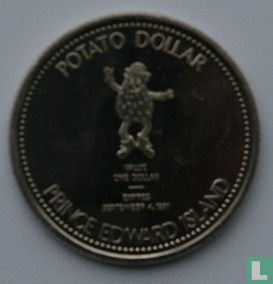 Prince Edward Island 1 Dollar Token "Potato Dollar"  1981 - Afbeelding 2