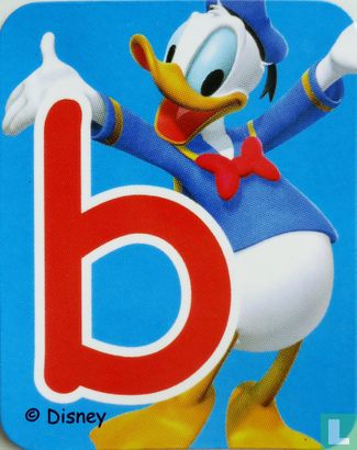 B - Donald Duck magneet