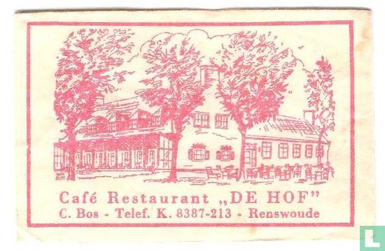Café Restaurant "De Hof"  - Afbeelding 1