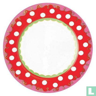 Oilily ontbijtbord rood