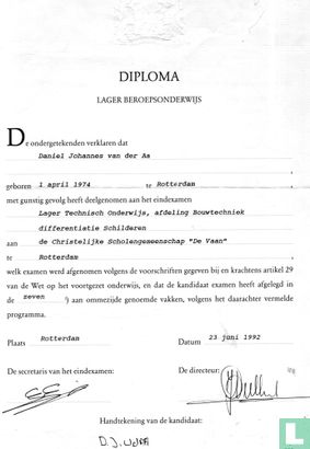 Diploma + Cijferlijst - Image 1