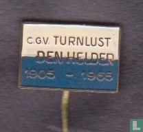 C.G.V Turnlust Den Helder 1905-1965 [white-blue]