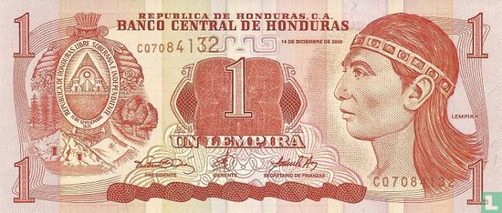 Honduras 1 Lempira 2000 - Afbeelding 1