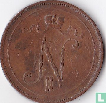 Finland 10 penniä 1908 - Image 2