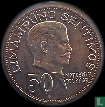 Philippines 50 sentimos 1967 - Image 2