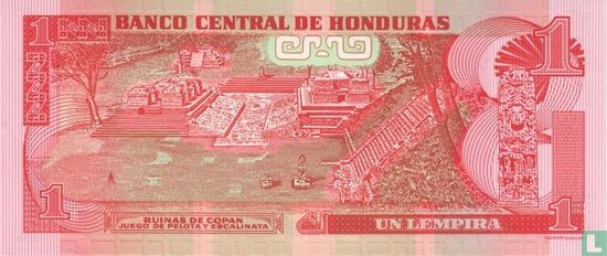 Honduras 1 Lempira - Afbeelding 2