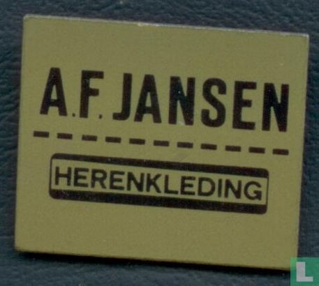 A.F. Jansen  Herenkleding