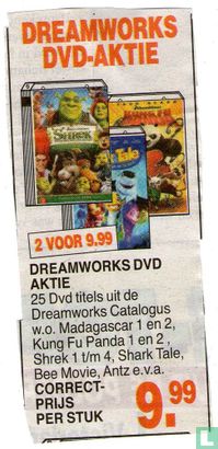 Dreamworks DVD Actie