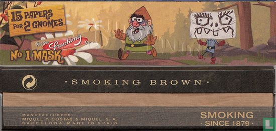 Smoking Brown N°  1 Mask - Afbeelding 1