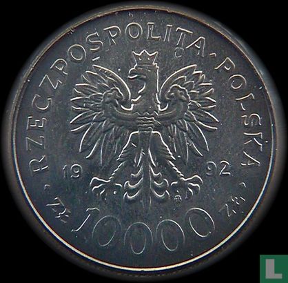 Pologne 10000 zlotych 1992 "Wladyslaw III" - Image 1
