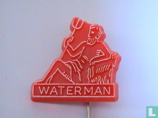 Waterman [wit op rood]