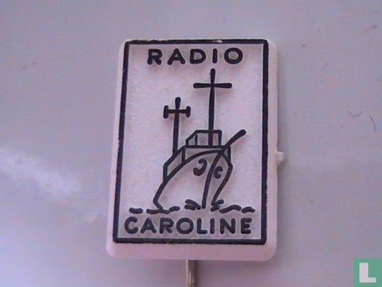 Radio Caroline [noir sur blanc]