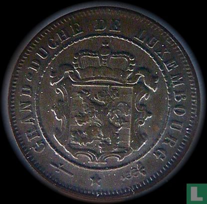 Luxemburg 2½ Centime 1901 (BAPTH) - Bild 2