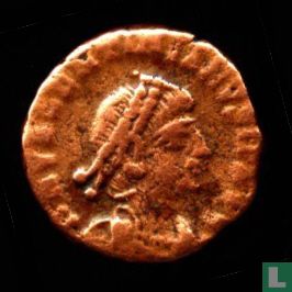 Roman Empire AE4 of the Emperor Valentinian II 378-383 - Image 2