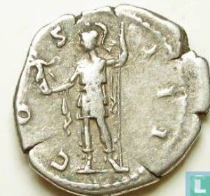 Romeinse Keizerrijk denarius van Keizer Hadrianus 125 n. Chr. - Afbeelding 1