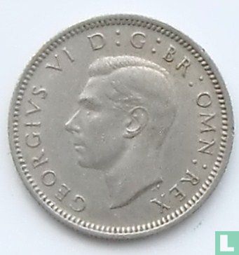 Vereinigtes Königreich 6 Pence 1947 - Bild 2