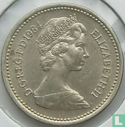 Royaume-Uni 1 pound 1984 "Scottish thistle" - Image 1