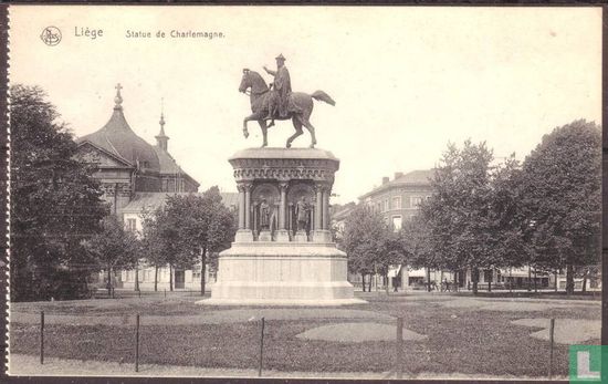Liege, Statue de Charlemagne