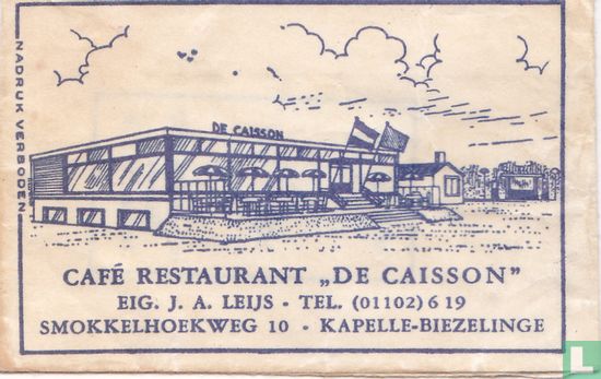 Café Restaurant "De Caisson"  - Image 1