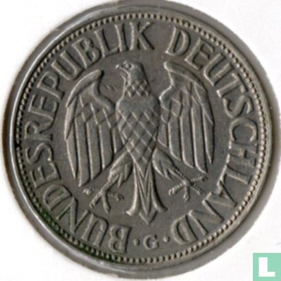 Deutschland 1 Mark 1965 (G) - Bild 2