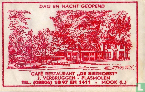 Café Restaurant "De Riethorst"  - Image 1