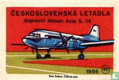 1956 dopravni letoun Avia IL-14. 40